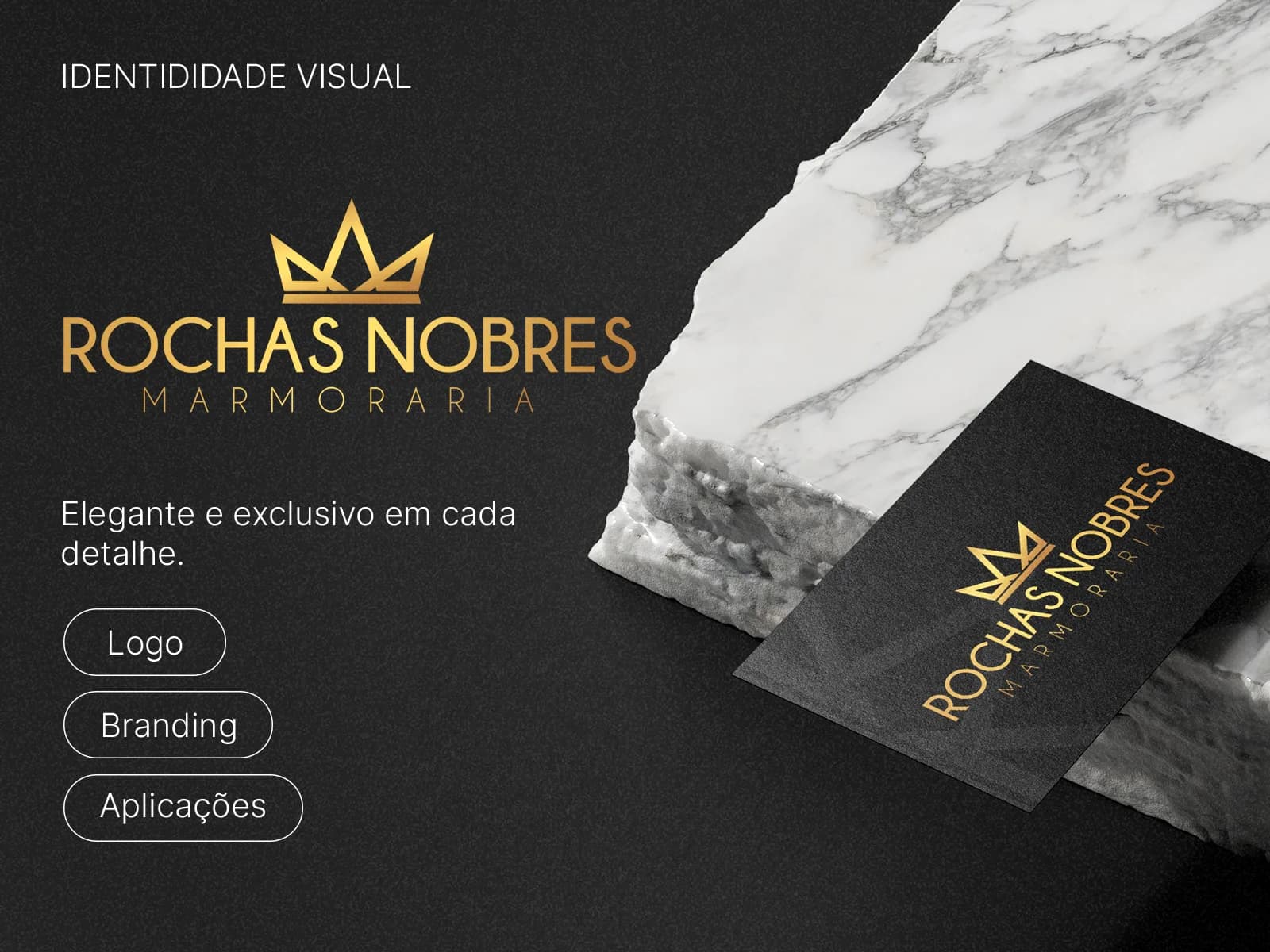 Branding Rochas Nobres Marmoraria
